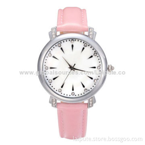 Fashionable Ladies' Watch, Nicely Choice for Birthday Present for Ladies, Young Girls, Round ShapeNew